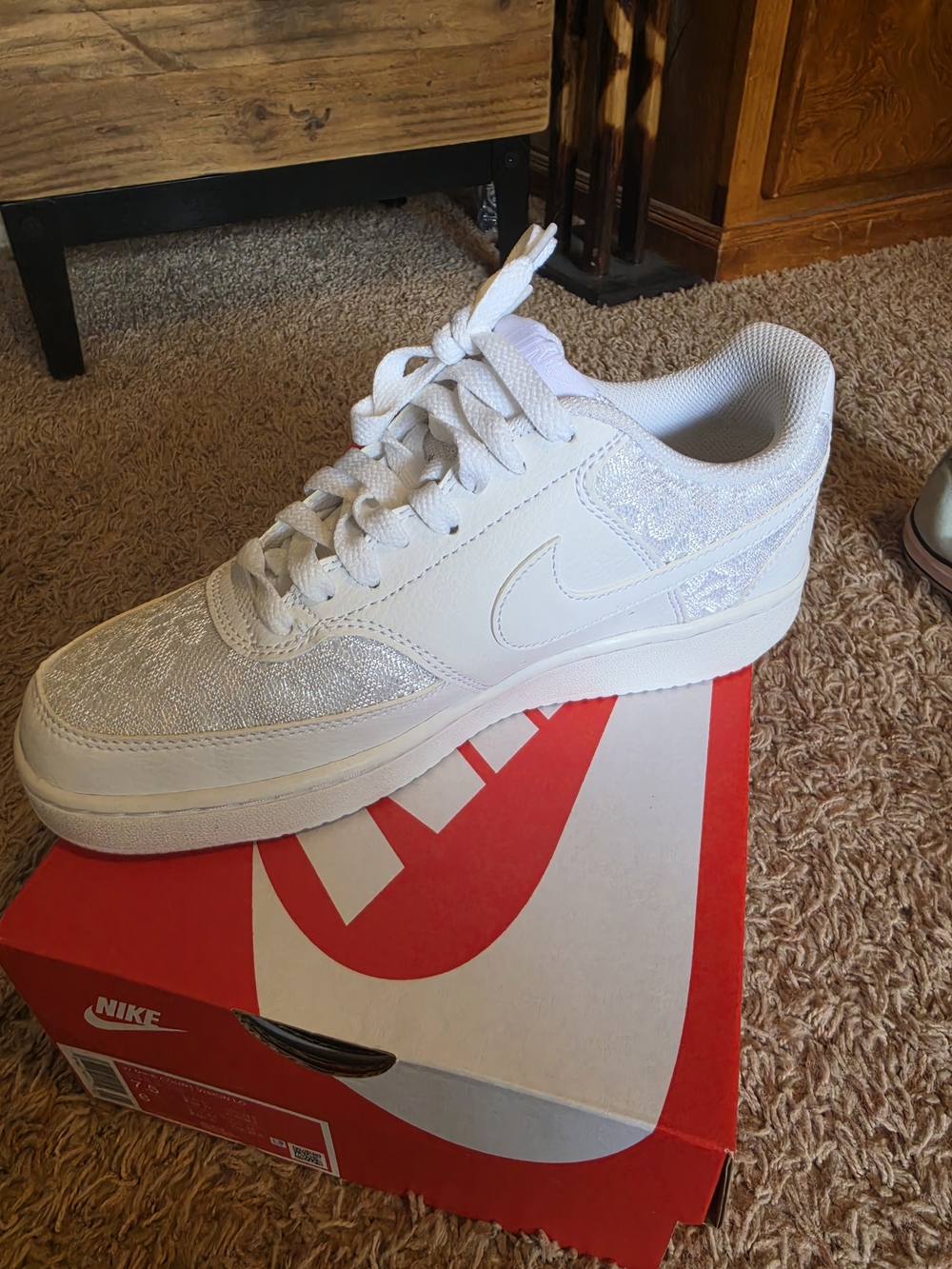 Nike Court Vision Low Women’s White Lace